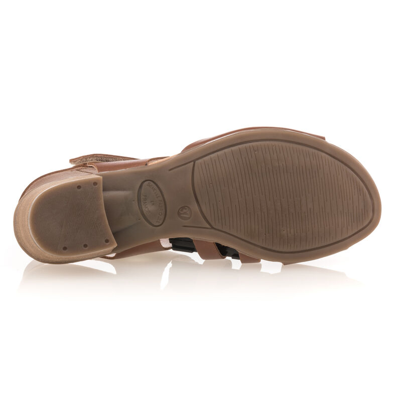 Brune sandaler / sko med åpen tå til dame