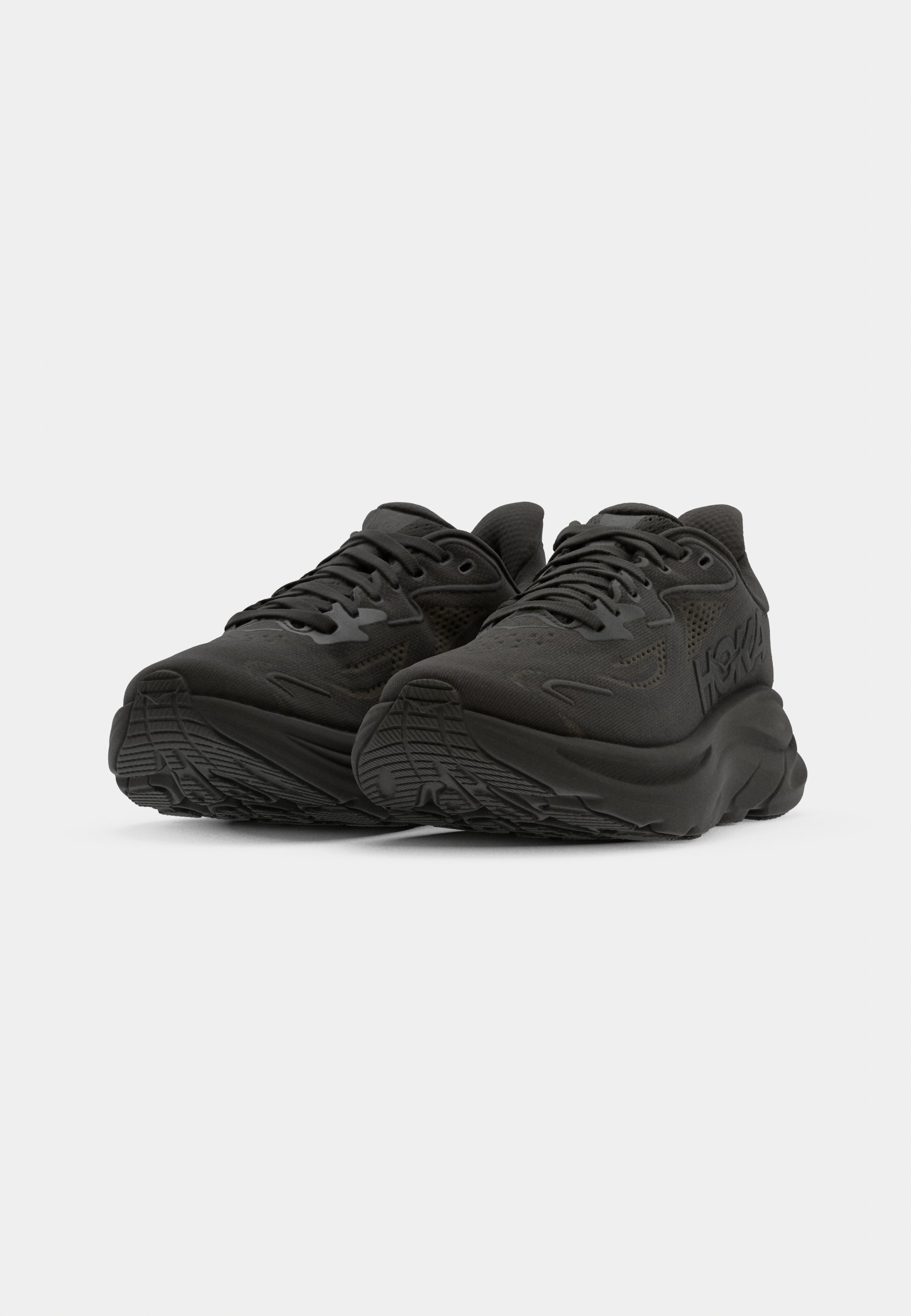 HOKA CLIFTON 10 - Hardloopschoenen voor op de weg - zwart