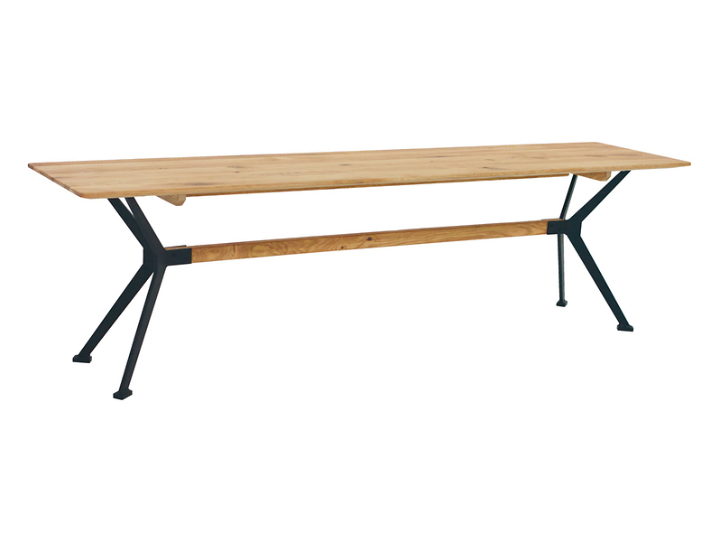 Ławka Koln Top 160x35 dziki dąb/czarny