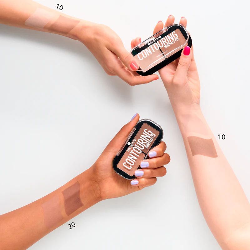 paleta de contorno facial essence CONTOURING DUO