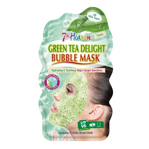 Maska za obraz z vonjem po mehurčkastem čaju 7th Heaven Oxygen<br>27g