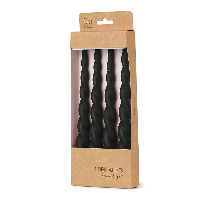 Vie Selected spirallampe 4-pak 24 cm sort