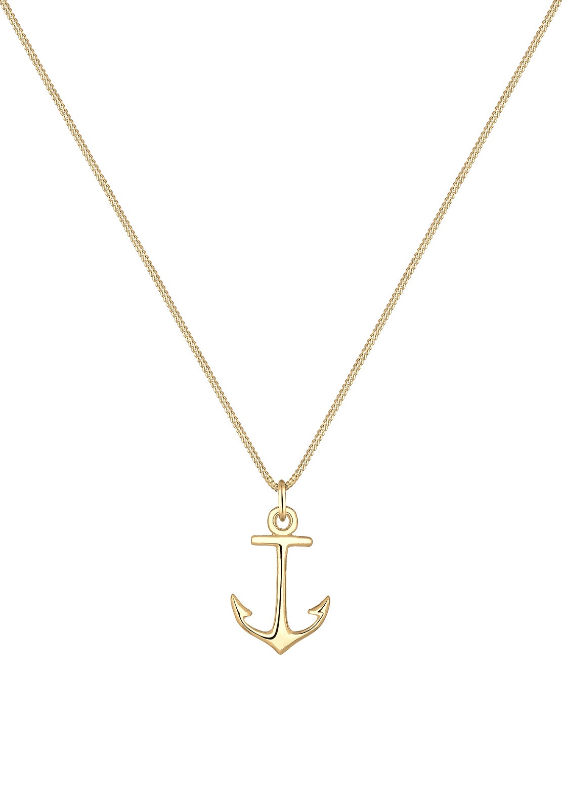 Elli Femmes Pendentif Ancre Maritime en Argent Sterling 925