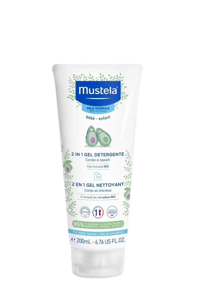MUSTELA Mustela geel 2 ühes 200 ml Rahustav