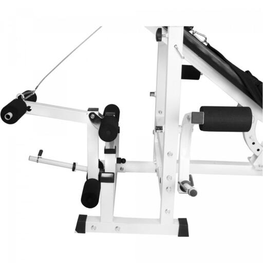 Gorilla Sports univerzalna postaja s kompletom kromiranih uteži 108 kg