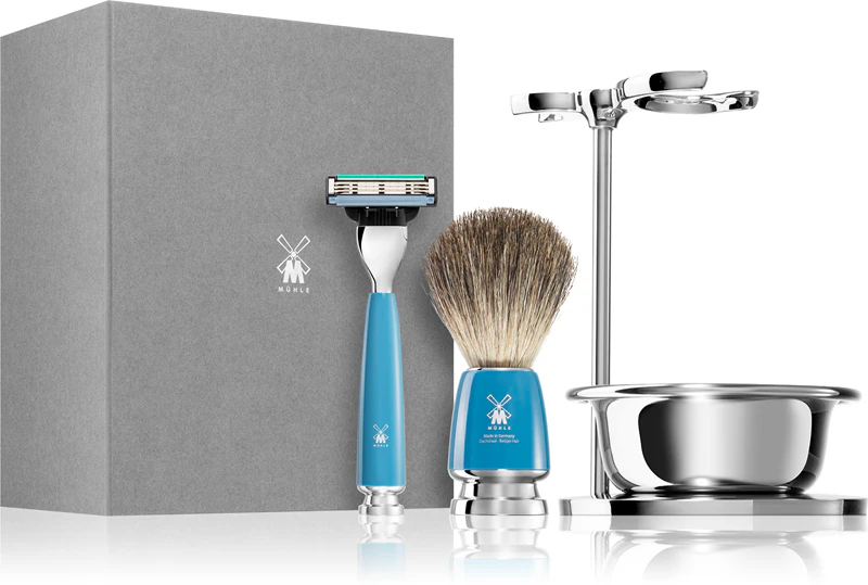 Conjunto de barbear Mühle RYTMO com 4 peças