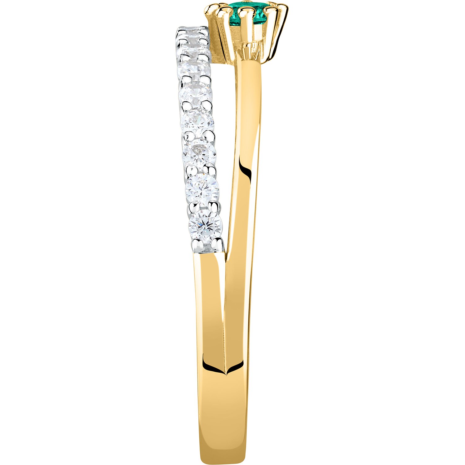 Live Diamond Bagues or jaune