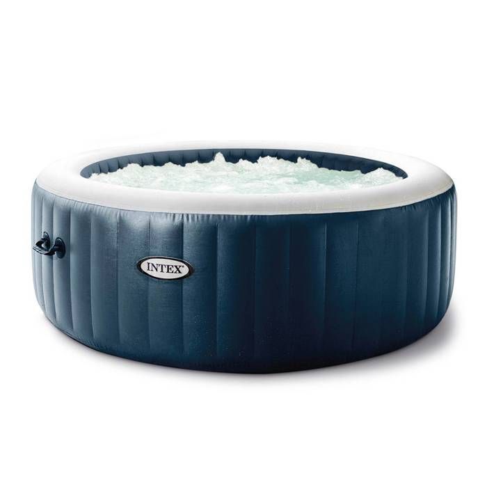 Spa hinchable INTEX - Azul marino - 196 x 71 cm - 4 plazas - Redondo - 28430EX