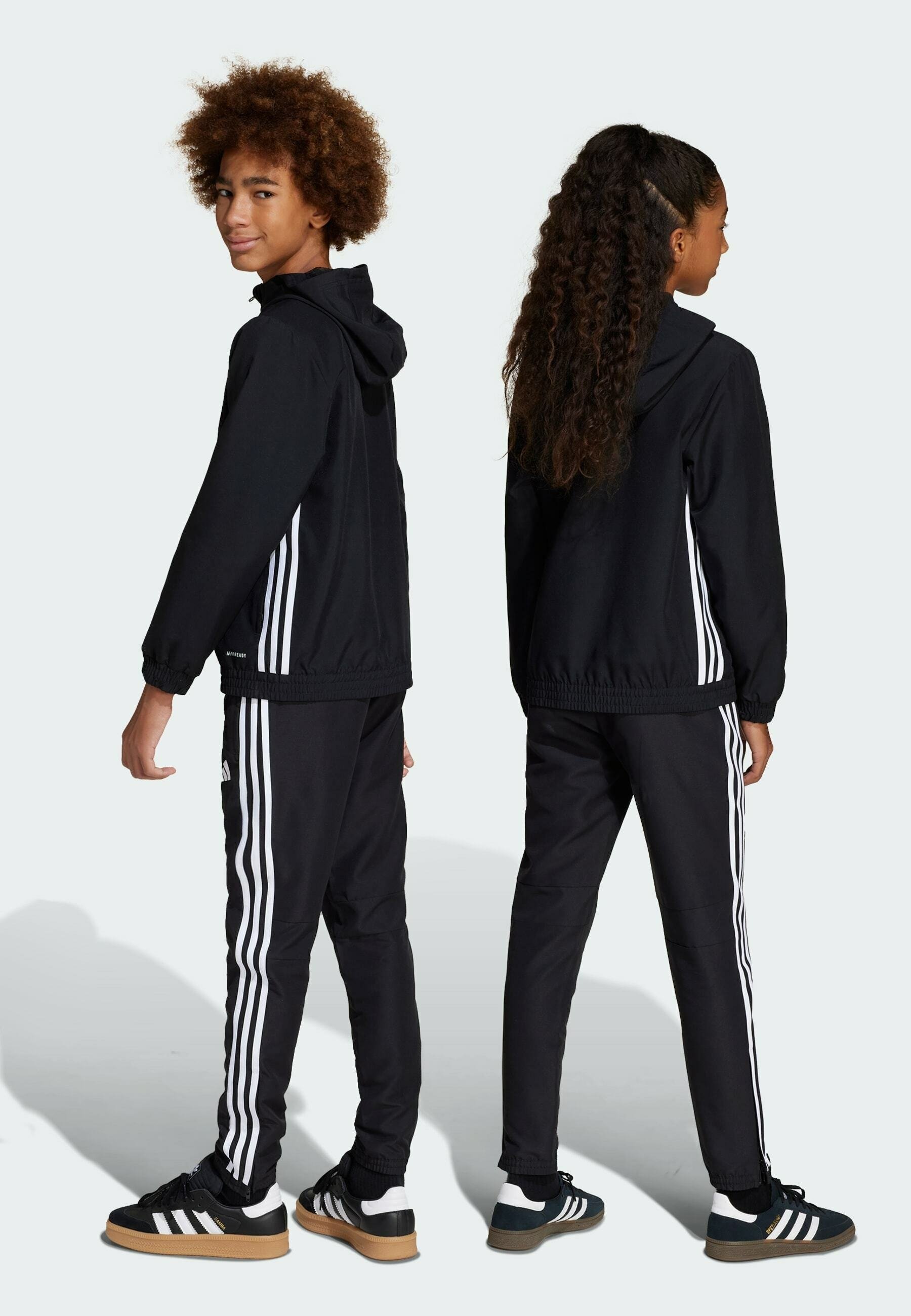adidas Performance TIRO 25 ESSENTIALS WOVEN KIDS - Trainingsbroek - zwart wit
