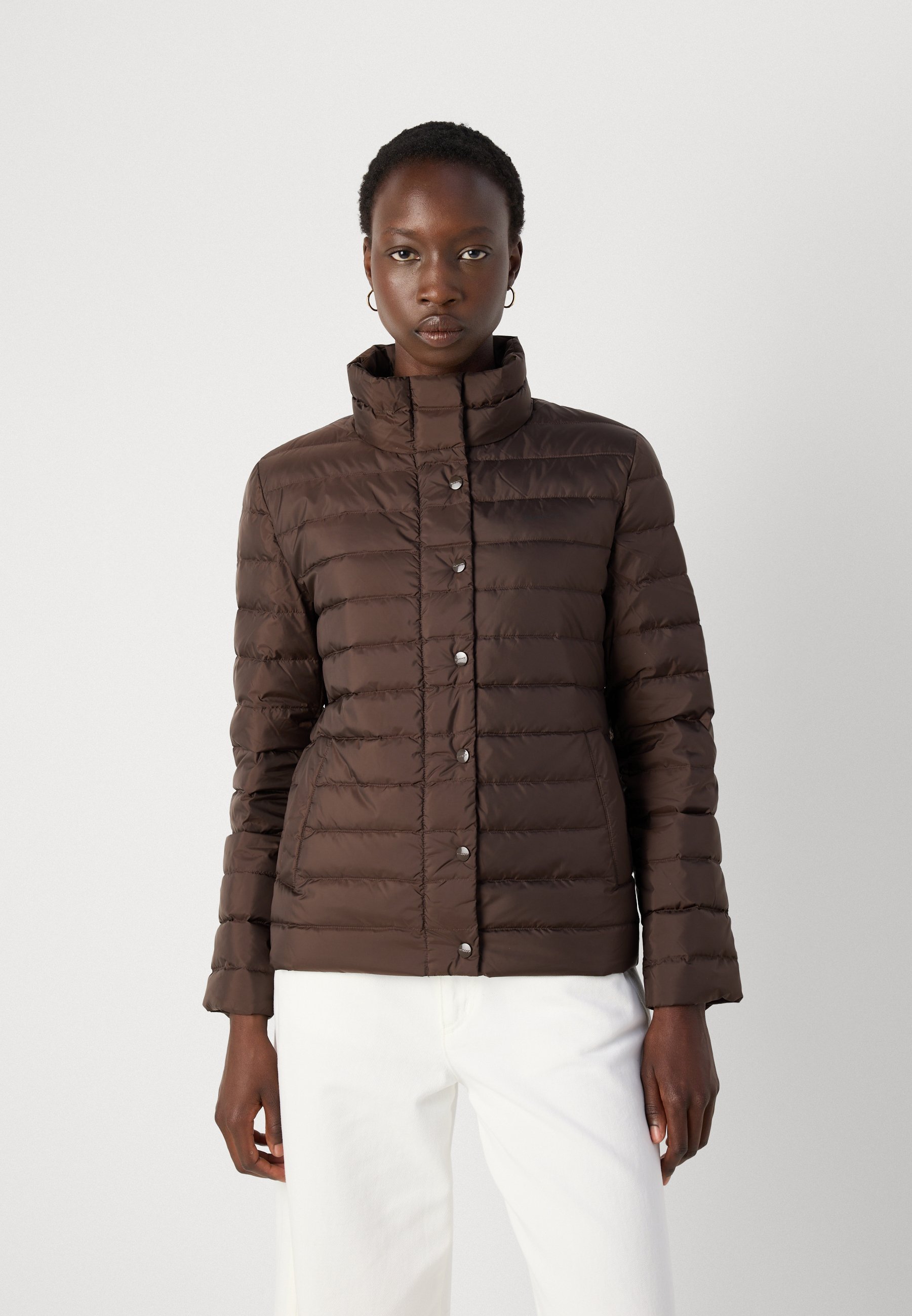 GANT LIGHT JACKET - Péřová bunda - black