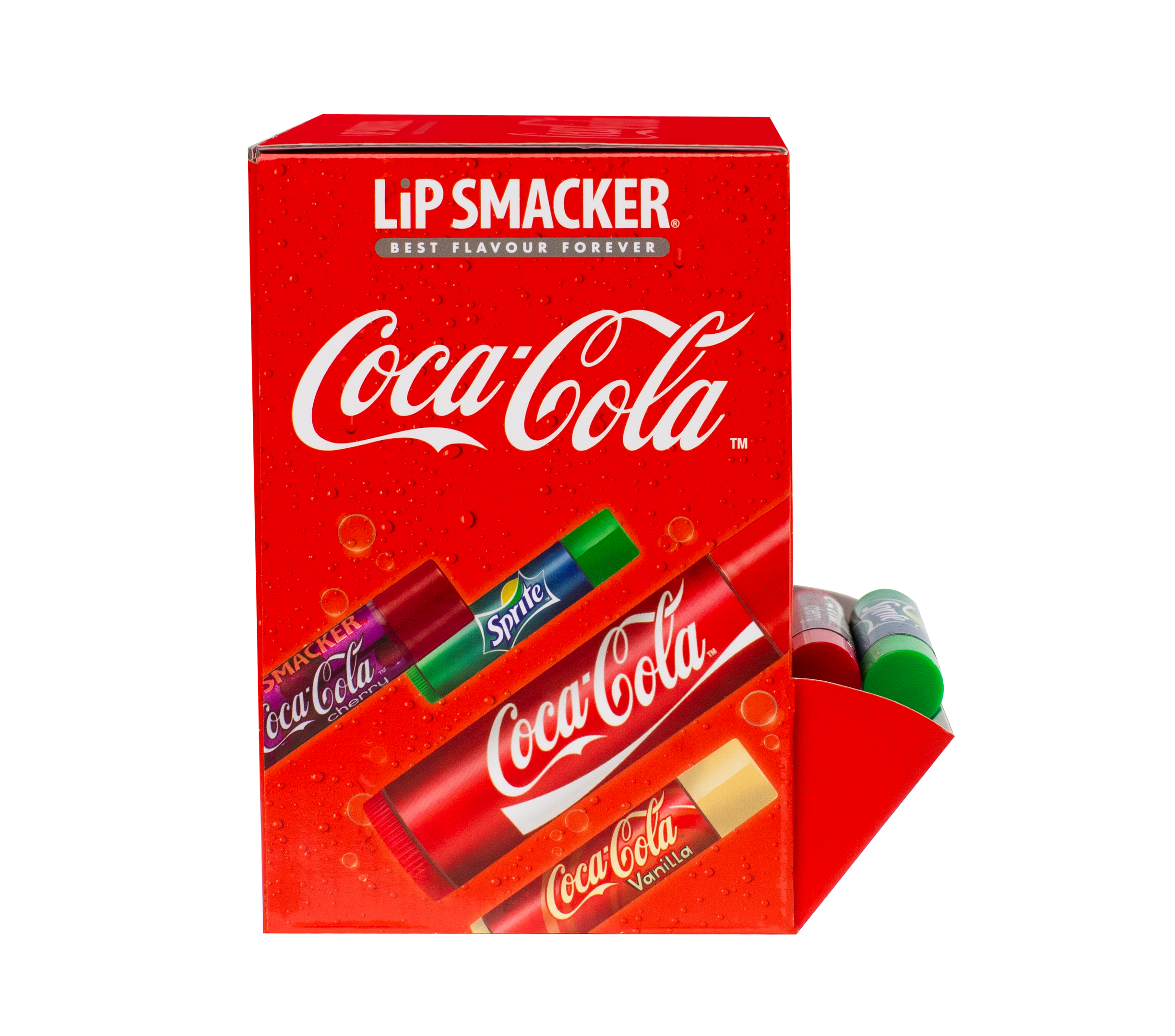 Coca-Cola tirdzniecības automāts Lūpas: balzami un kopšana