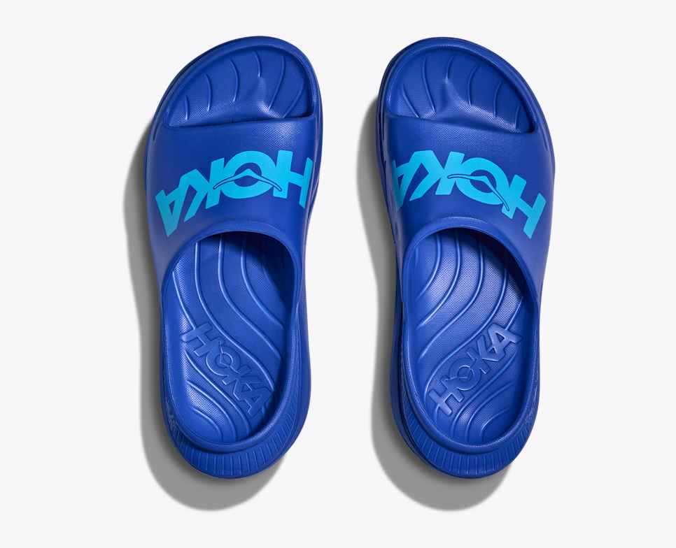 HOKA Ora Athletic Slides Ultramarine / Skyward Blue