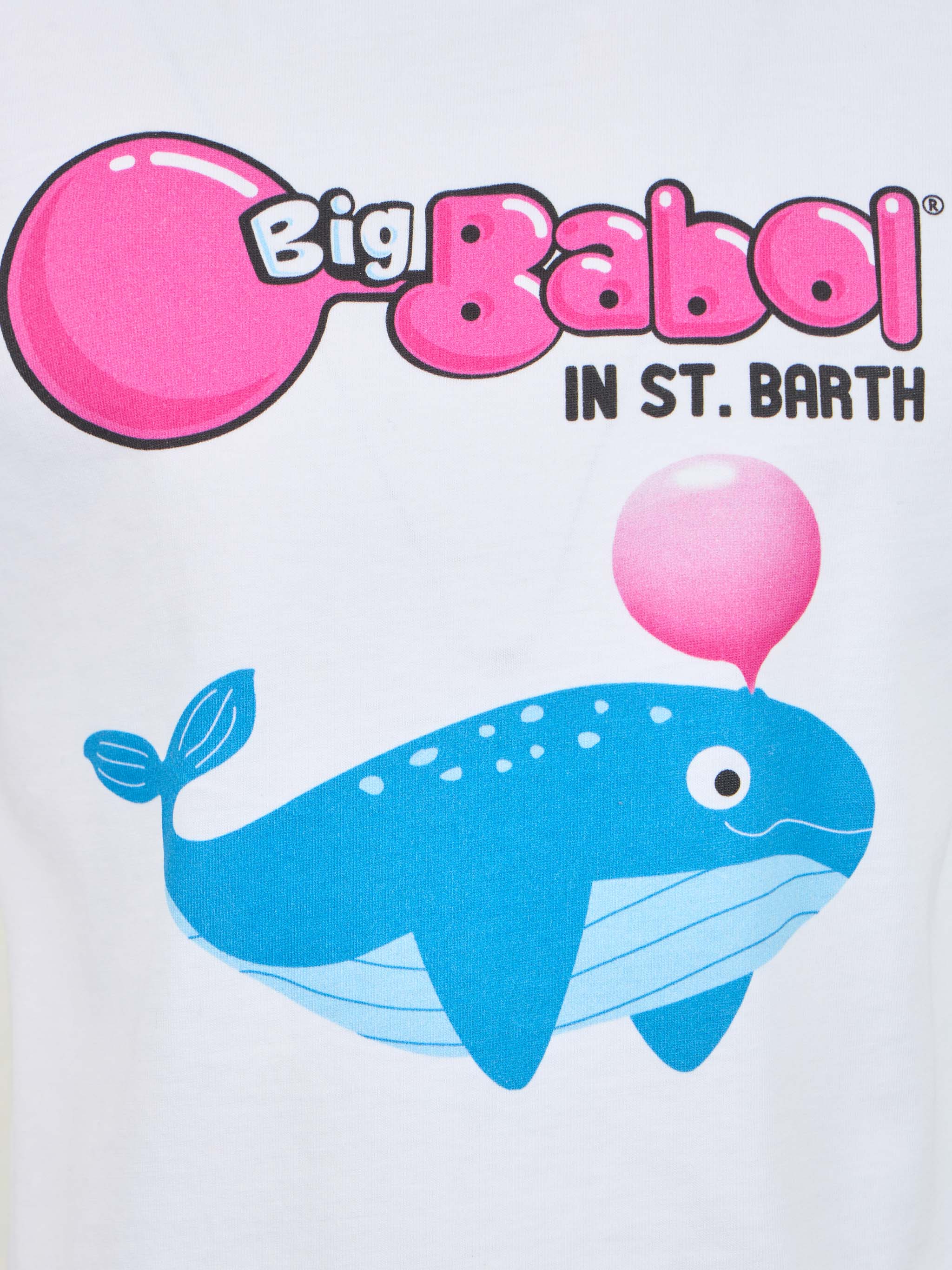 T-shirt da bambino con stampa piazzata balena Big Babol | EDIZIONE SPE