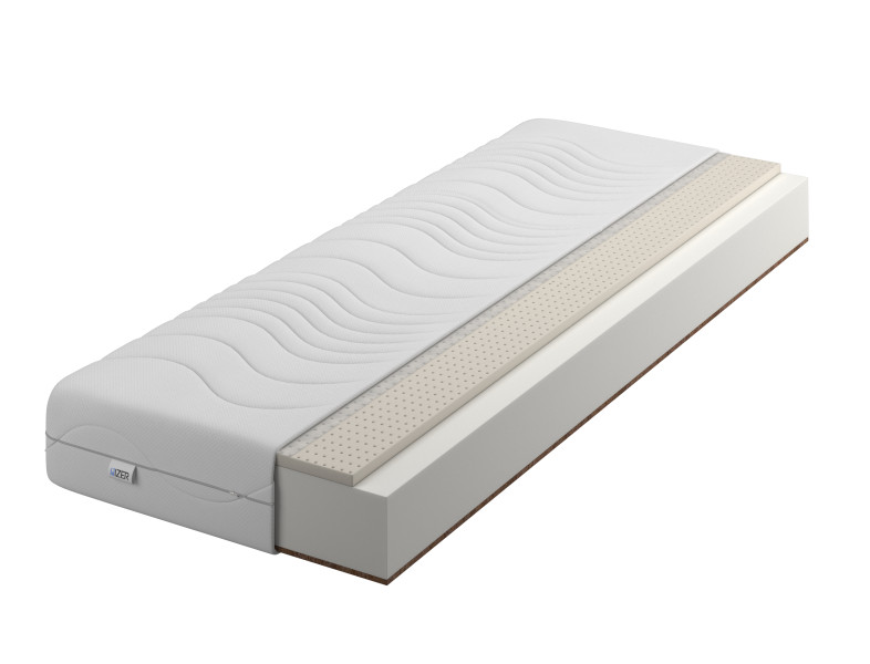 Materac piankowy  70x190 16cm Comfort   Latex   Kokos| Dwustronny H2/H4