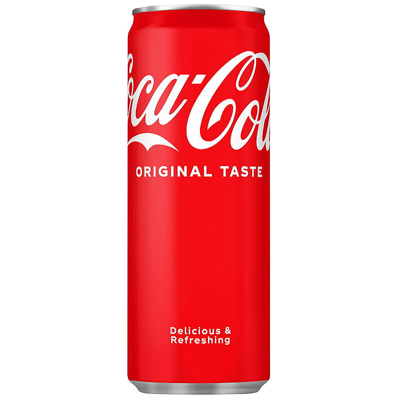 Coca-Cola mit Zucker, 0,33 Liter Dose