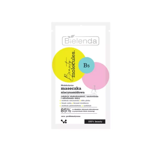 Bielenda Beauty Molecules molekularna maseczka niacynamidowa 8 g
