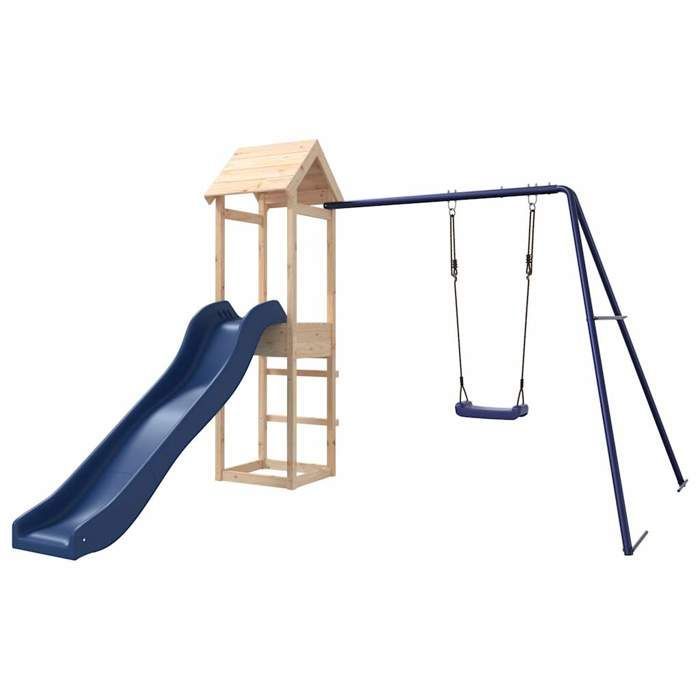 vidaXL Speeltoestel voor buiten, massief grenenhout, speelset, houten speeltoestel, speelplaatsset 3155855