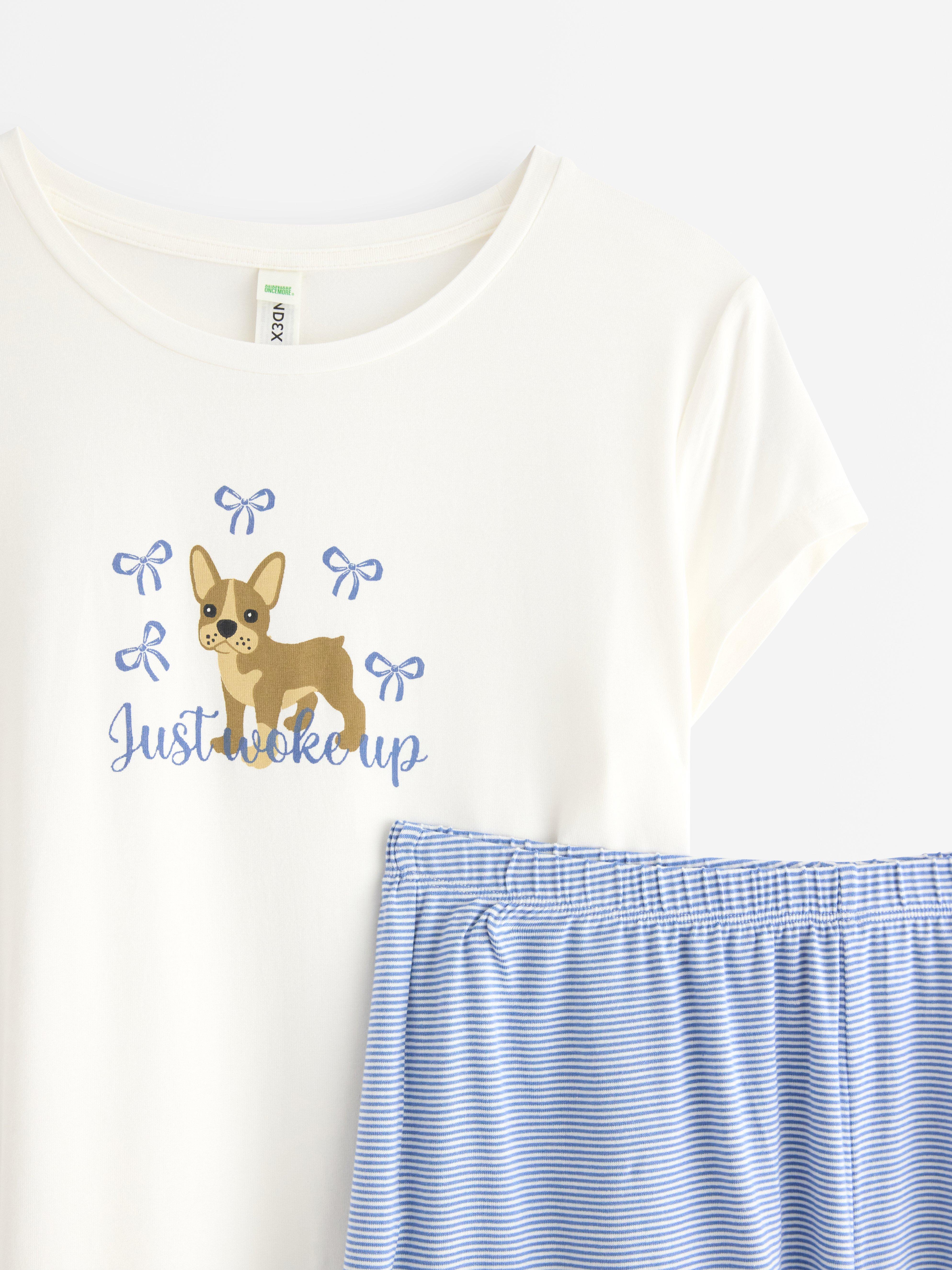 Pyjamasset Off White