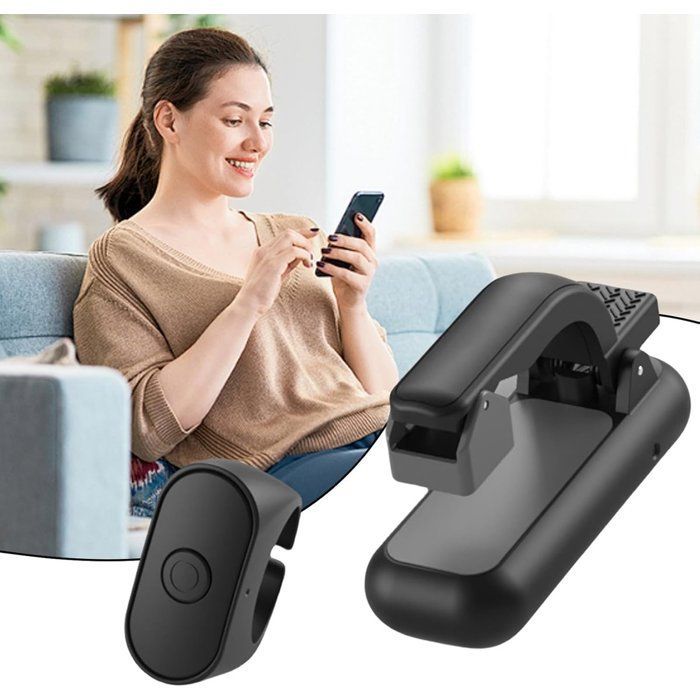 Remote control for e-readers that allows you to turn pages - can also be used as a camera remote control - battery life