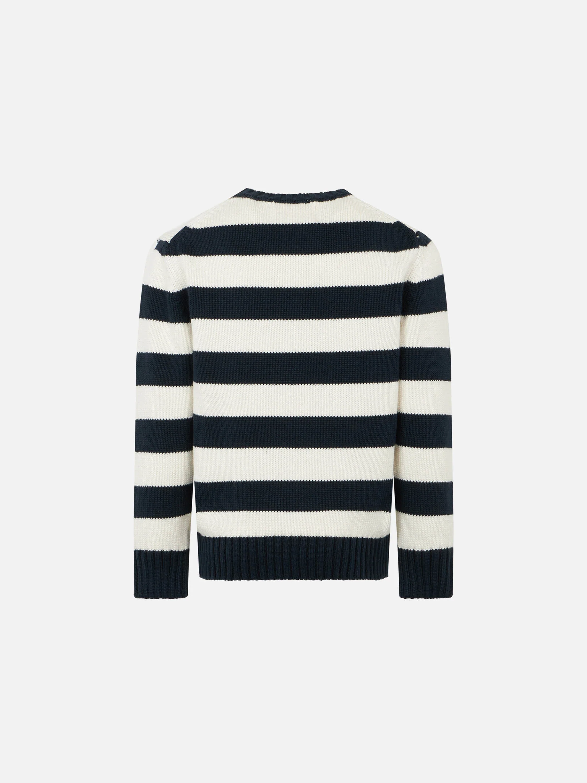 Maglione da bambino in cotone con ricamo St. Barth