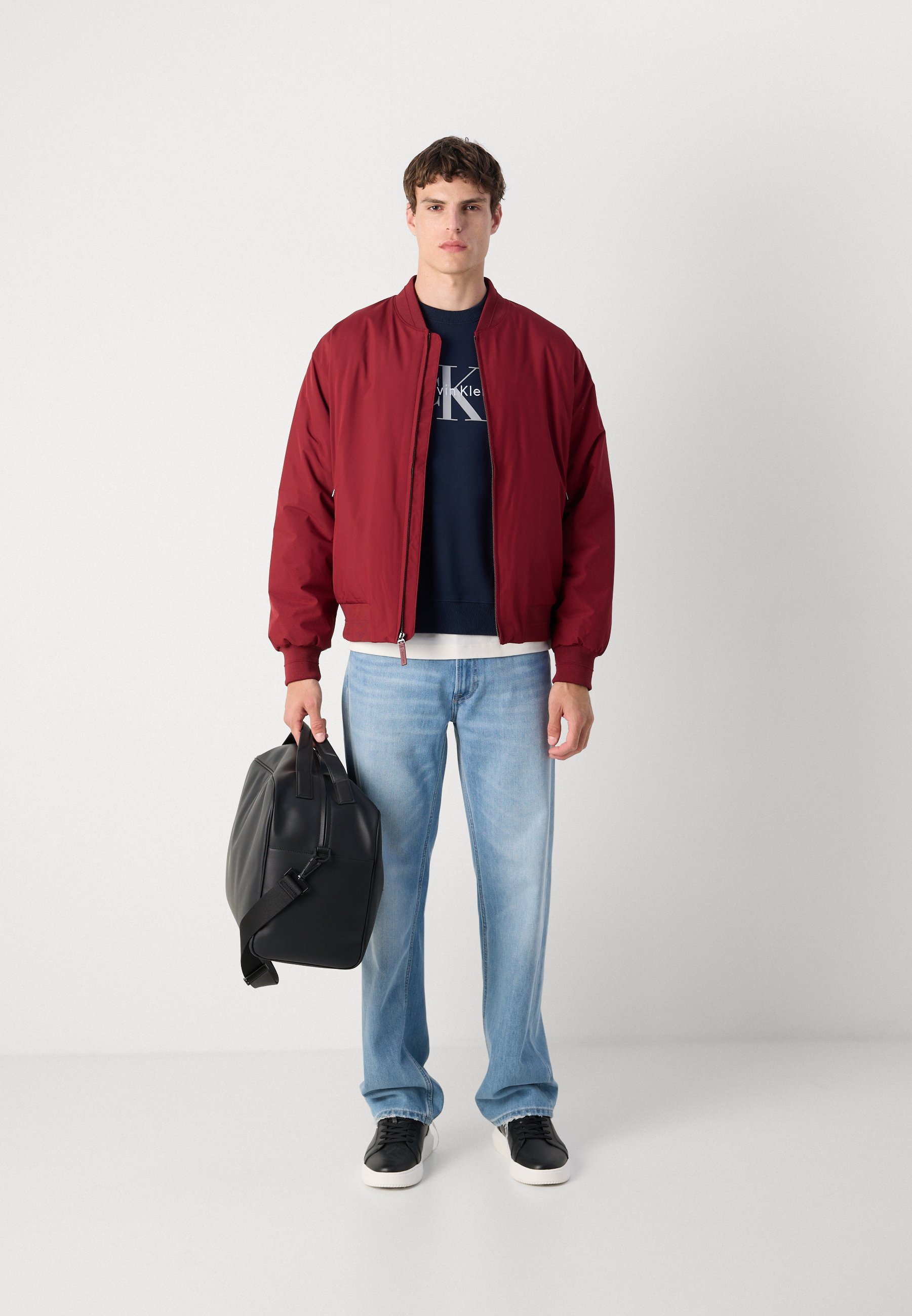 Calvin Klein SPORTSWEAR HERO - Blouson bomber - rouge renaissance