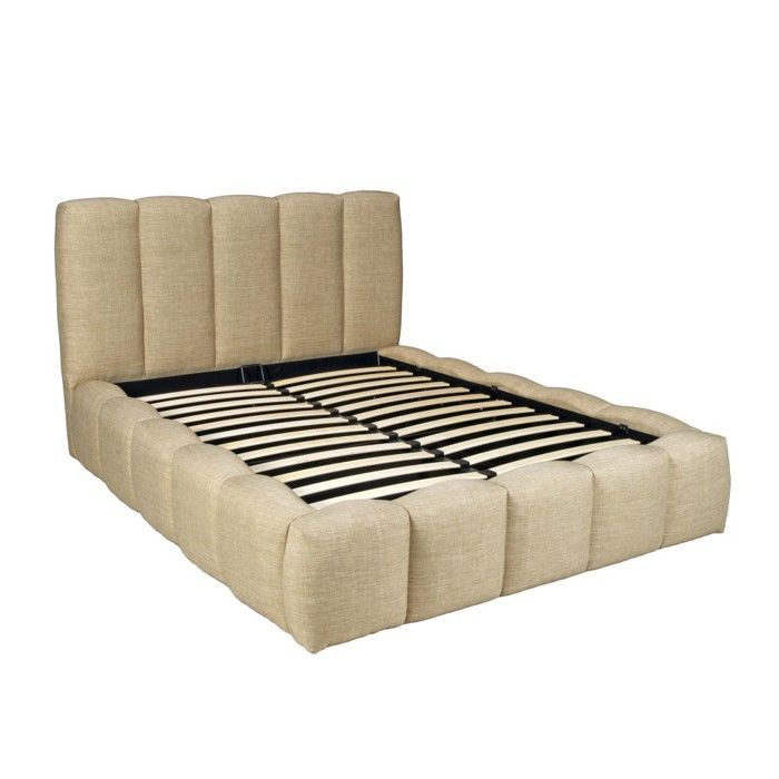 NEST 160x200cm Stauraumbett + 1 Lattenrost / Beige