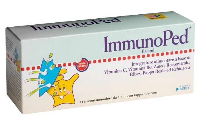 Inmunoped pediátrico, 14 viales. Defensa inmunitaria infantil.