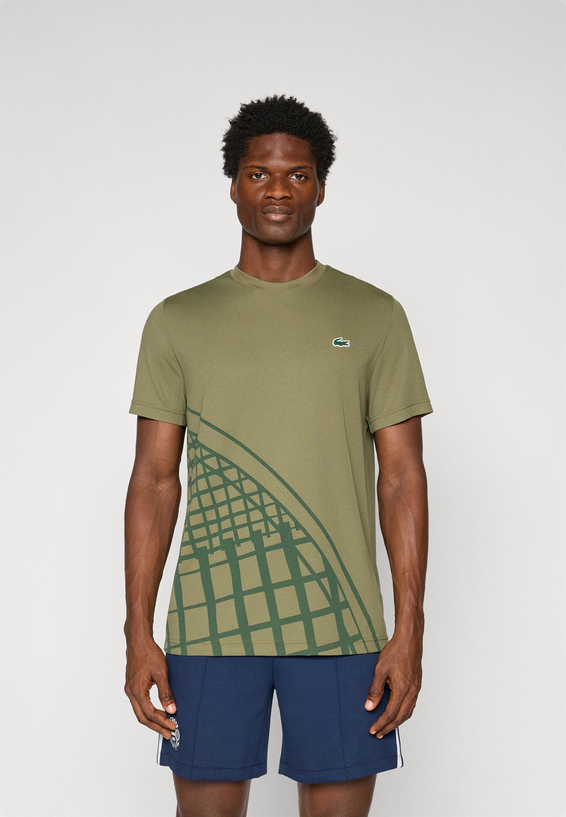 Lacoste Sport TENNIS TOUR - Športna majica - olivno zelena