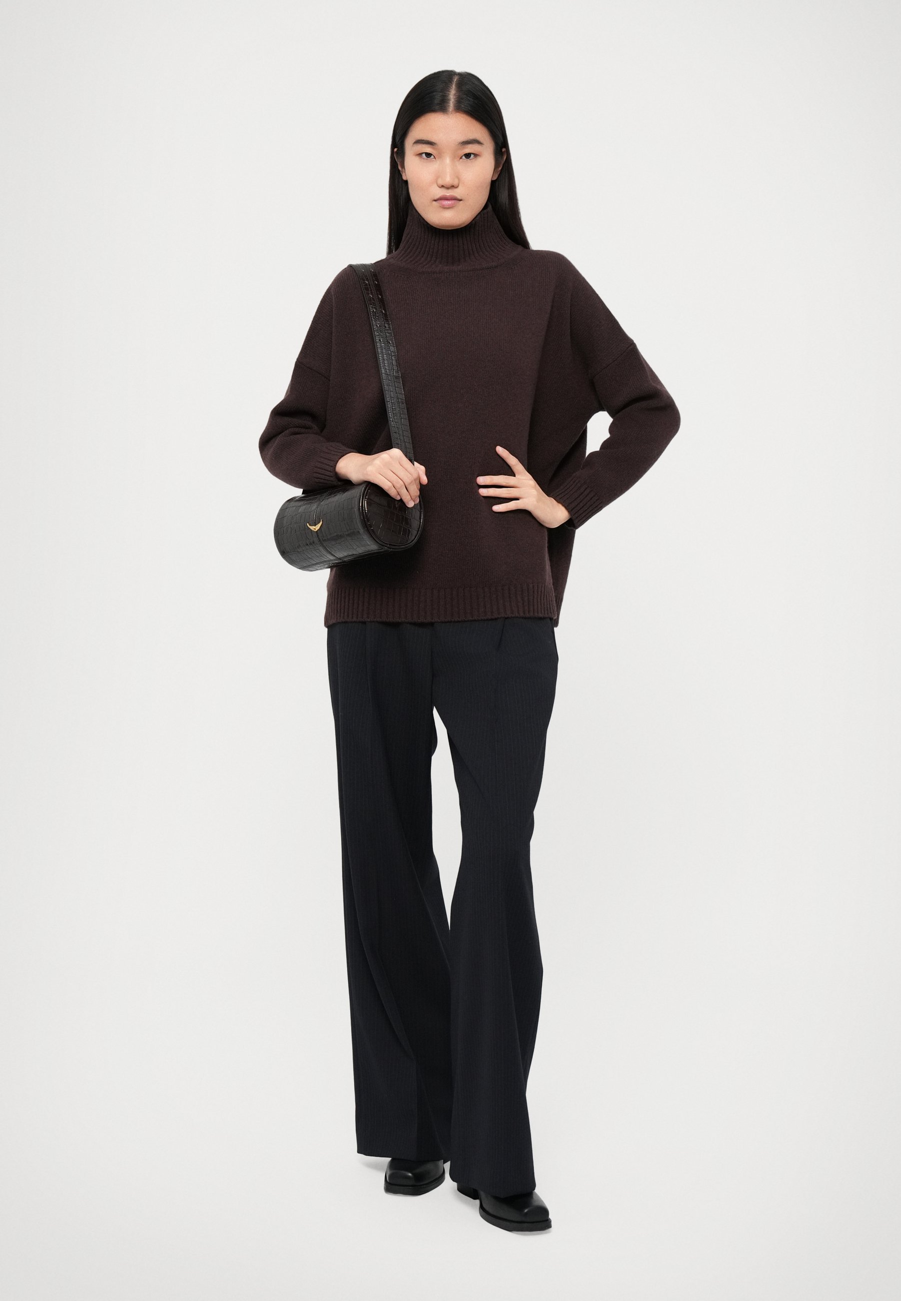 WEEKEND MaxMara BORGIA - Sweter - czekoladowy