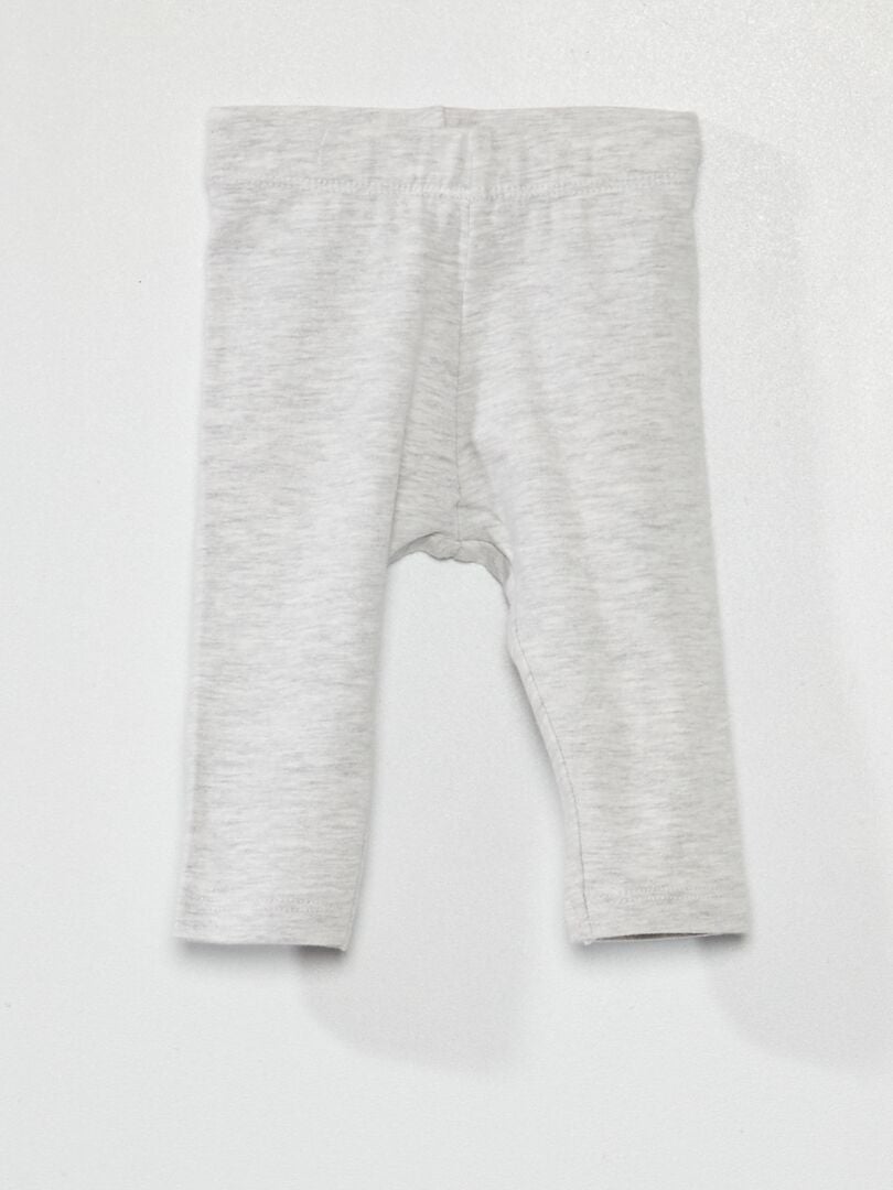 Effen jersey legging - GRIJS