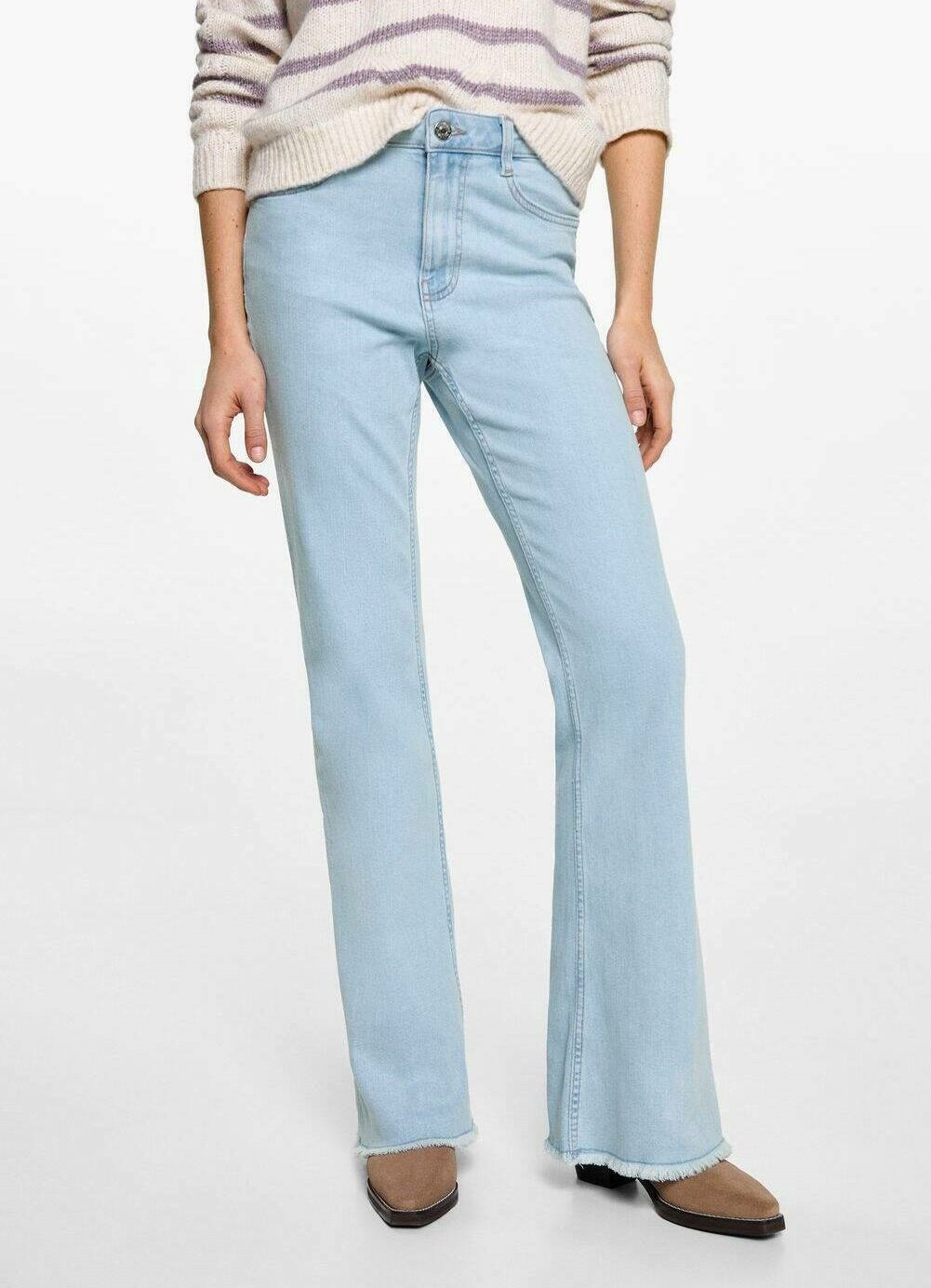 Mango Kids flared jeans - lichtblauw