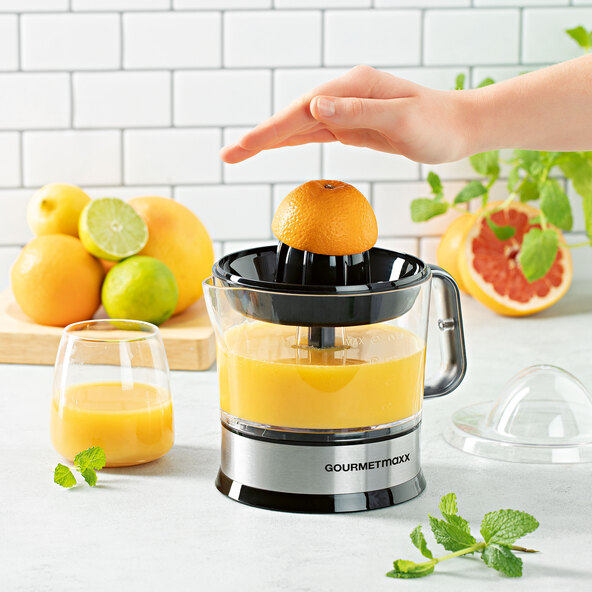 Sitruspresse 0,7 l, 40 W, rustfritt stål