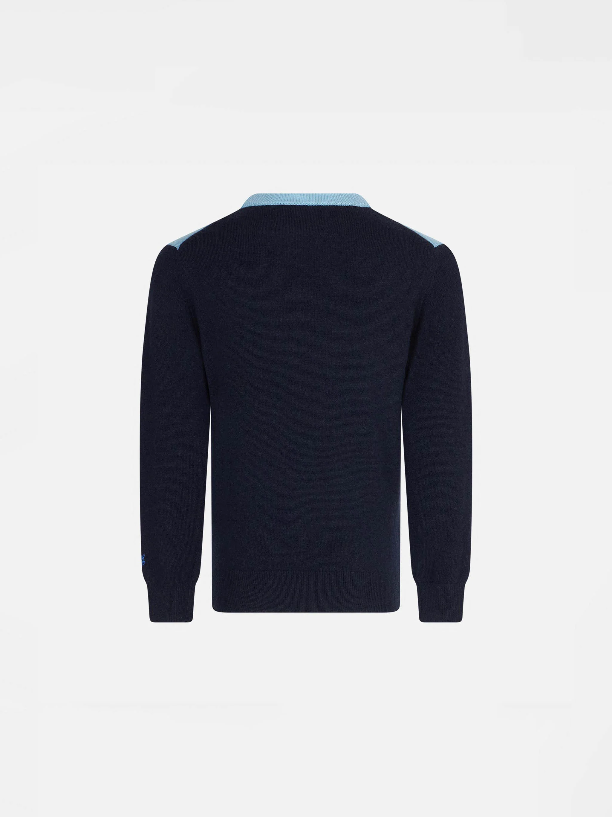 Maglione da bambino con stampa jacquard montagna