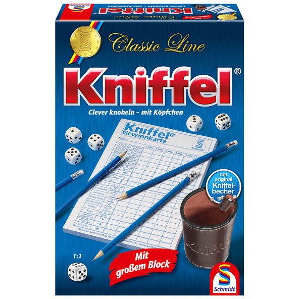 Classic Line, Kniffel®, mit großem Spielblock