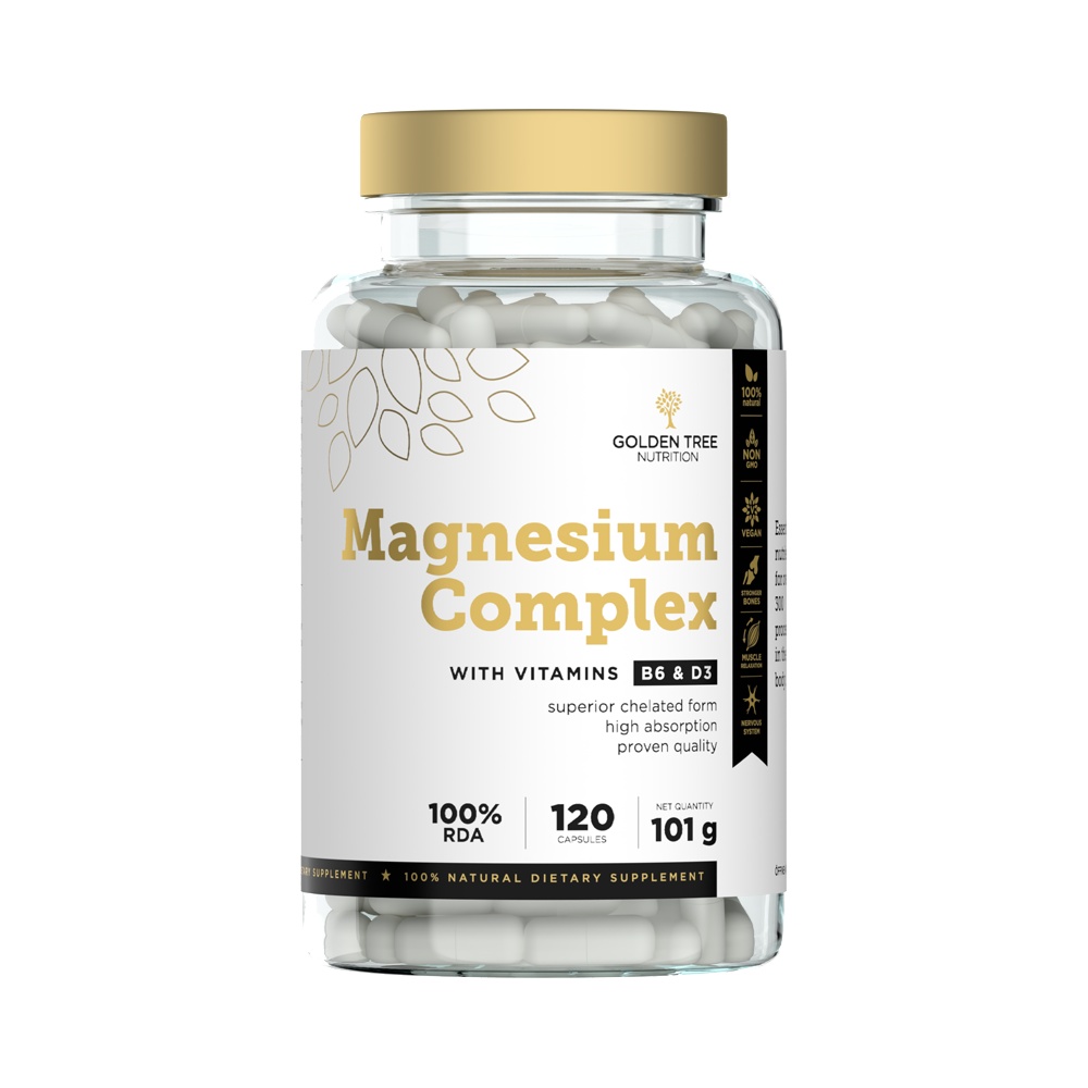 Golden Tree mineralni magnezijev kompleks - 120 kapsula