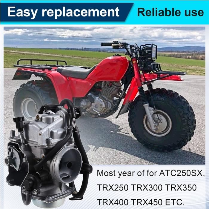 Carburador para quad ATV Bike ATC250SX TRX250 TRX300FW TRX350 Rancher Fourtrax TRX400FW TRX450FE FM Foreman, 1 juego de carburadores
