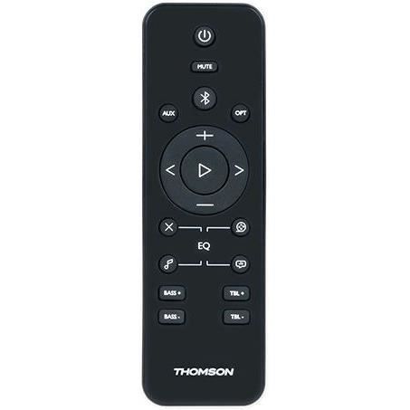 Barre de son THOMSON SB60BTS - Caisson de basses sans fil - Bluetooth - 120W - Système stéréo - Fixation murale