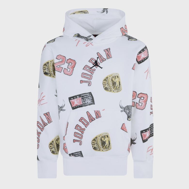 Michael Jordan Essentials Fleece-Pullover mit Allover-Print