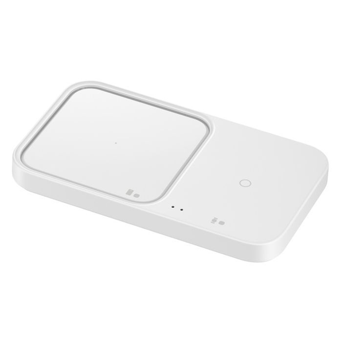 Cargador inalámbrico doble rápido Samsung de 15 W - Base de inducción - Adaptador de CA no incluido - Negro