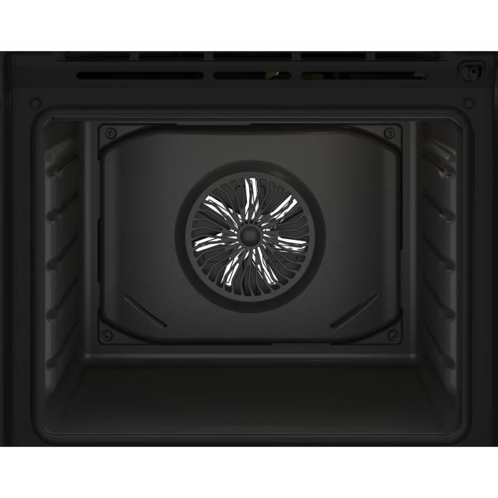 Built-in multifunction oven - Pyrolytic cleaning - BEKO - BBIE11300BMP - Black - Cool door - 59.4 x 56.7 x 59.5 cm