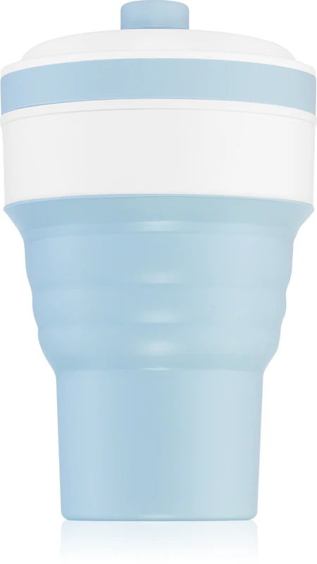 Caneca dobrável KidPro com canudo