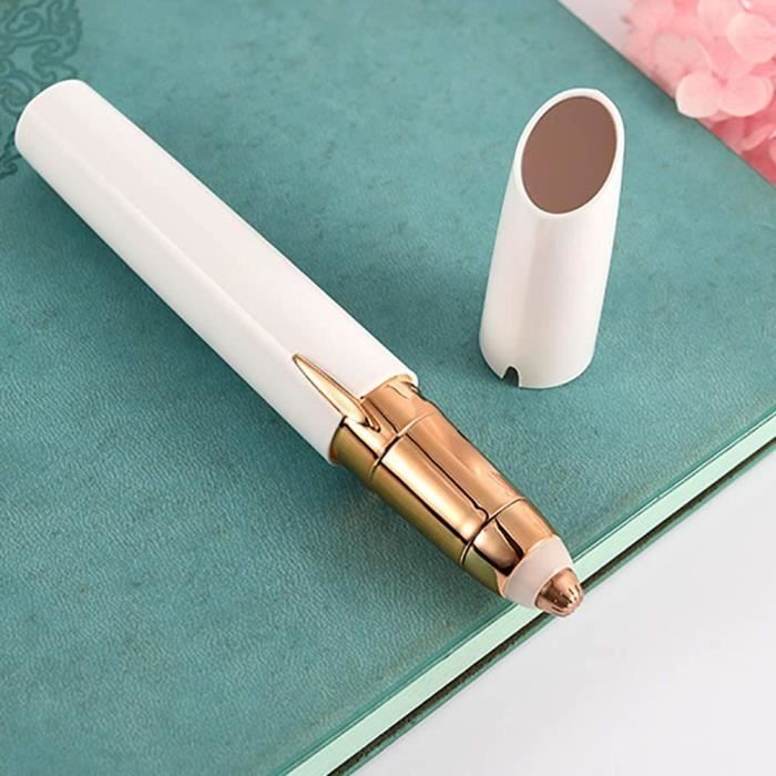 Sourcils Épilateur, Sourcils Indolore-Tondeuse De Précision Sourcils Rasoir Outil pour Le Visage Lèvres Nez du Visage A731