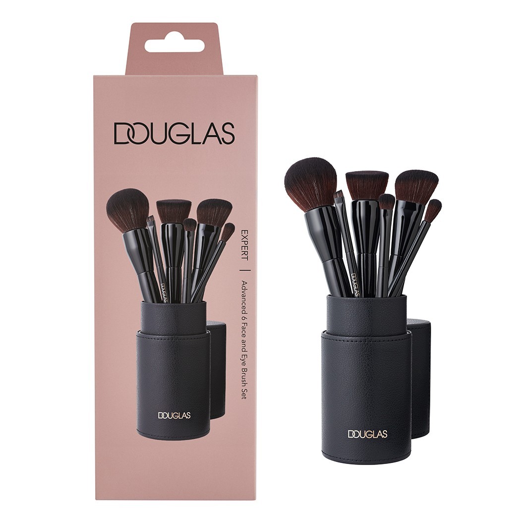 Douglas Collection Sada štetcov Príslušenstvo Expert Brushes – Pokročilá 6-dielna sada štetcov na tvár a oči – 1 kus