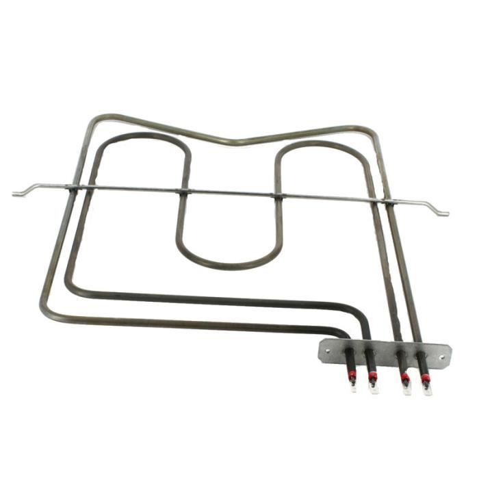 Elemento calefactor para parrilla de 800+1200 W-220 V para cocinas HOTPOINT ARISTON e INDESIT - Blanco - Placa para parrilla