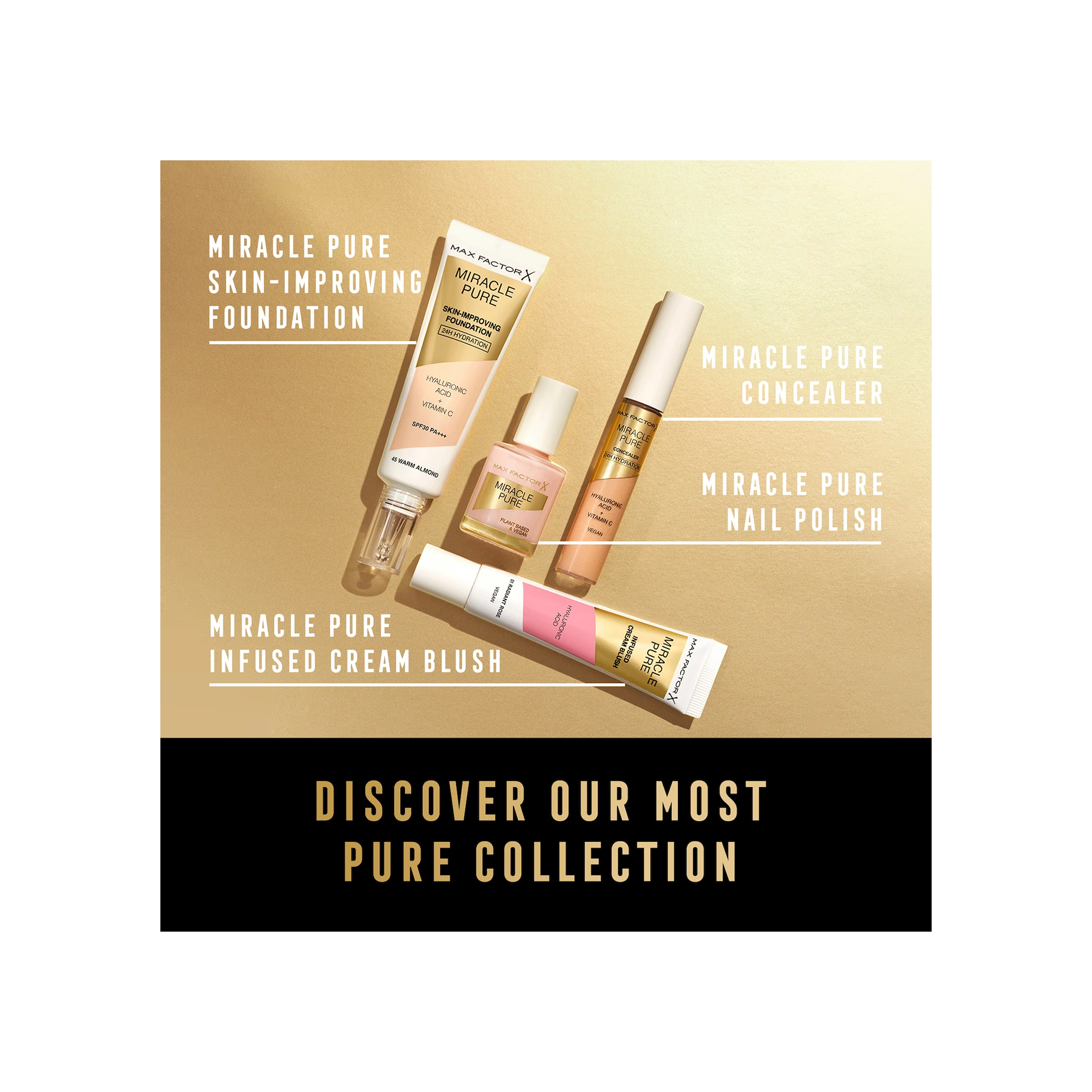 Miracle Pure bőrjavító alapozó 75 Golden - Max Factor