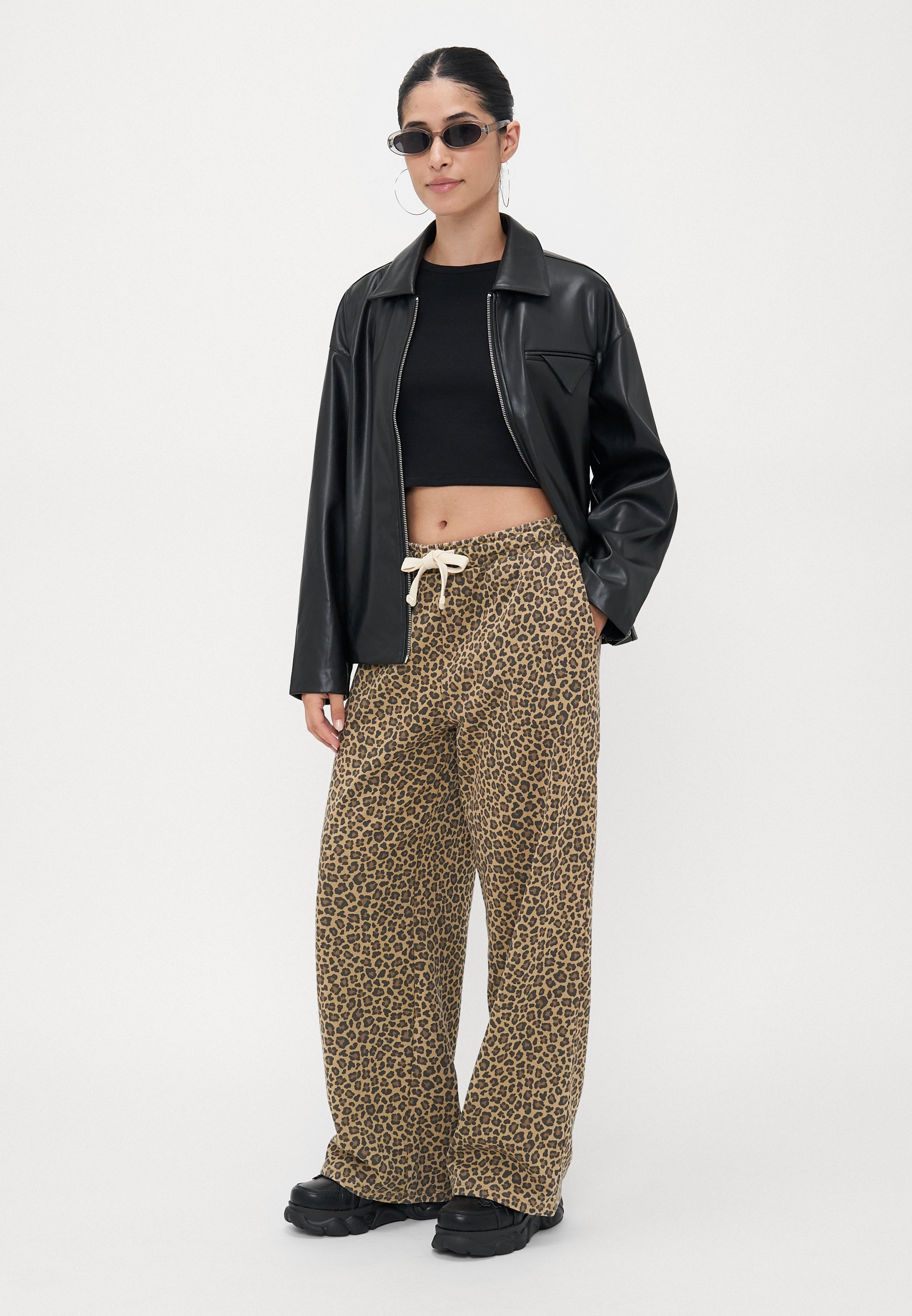 UNIQUEMENT PETITE PANTALONS ONLLEO - Pantalons - travertin