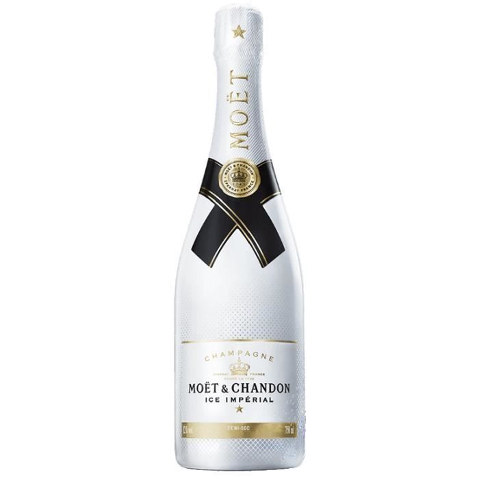 Juego de 6 - Moët & Chandon Ice Impérial Champán Demi-Sec 75cl