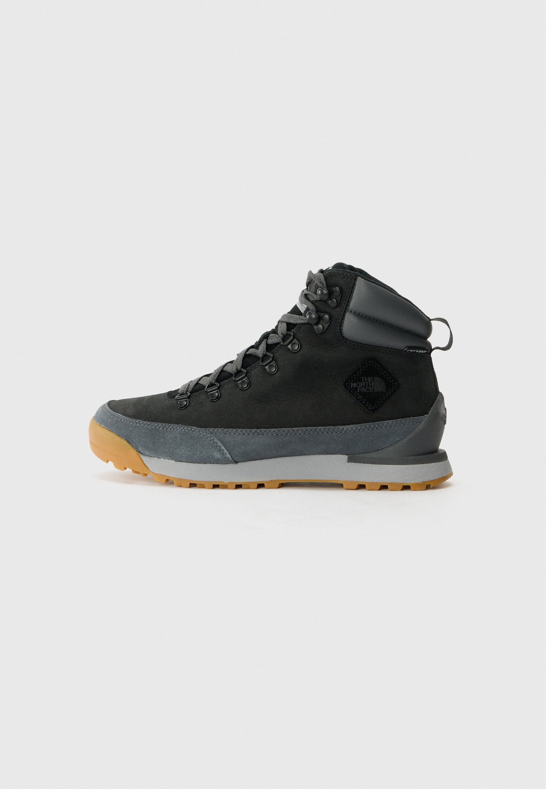 The North Face BACK TO BERKELEY IV WP - Enkellaarsjes met vetersluiting - zwart/asfaltgrijs