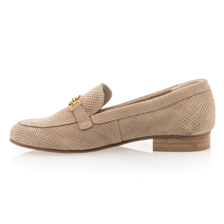 Mocassins / chaussures bateau Femme Beige