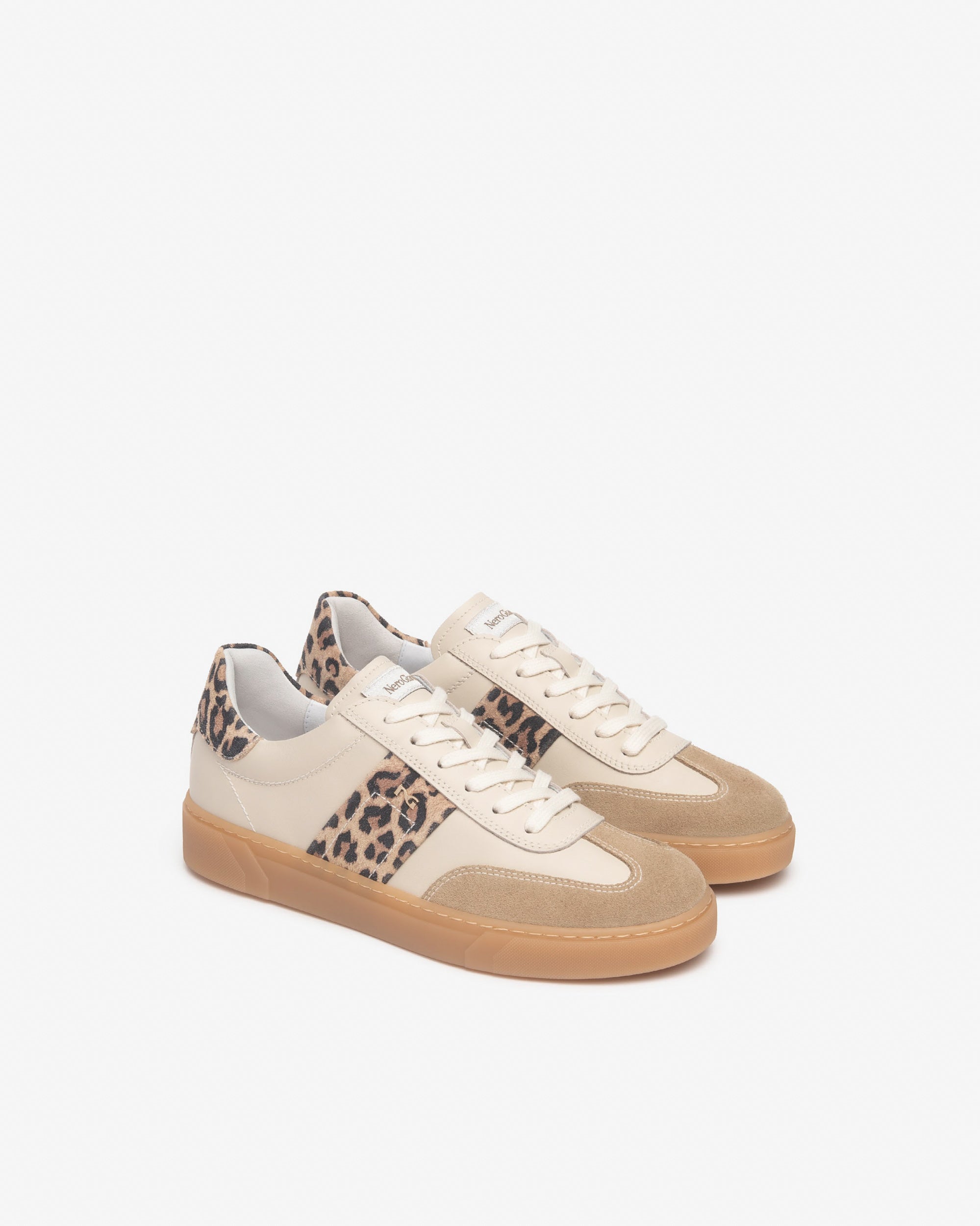  Damen-Sneaker aus Leder, Wildleder und Funktionsmaterialien